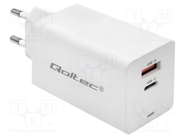 Power supply: switched-mode; plug,charger; 5VDC,; 3.25A; 65W