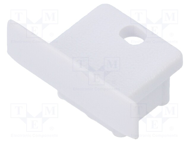 Cap for LED profiles; white; ABS; Application: SMART-IN10