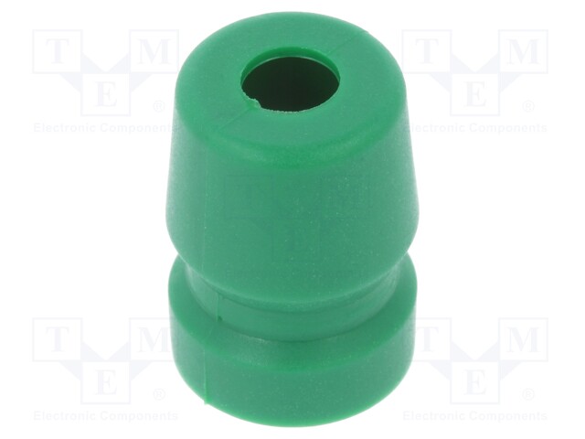 Strain relief; for Jack connectors,for XLR connectors; green