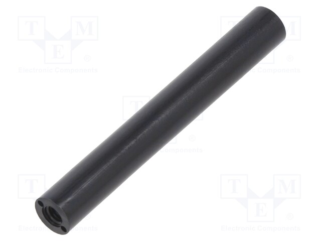 Spacer sleeve; cylindrical; polyamide; M3; L: 45mm; Øout: 6mm