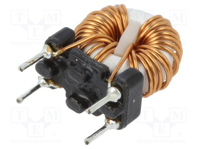 Inductor: wire; THT; 470uH; 1.6A; 80mΩ; 230VAC; 4.5x10mm; -20÷+50%