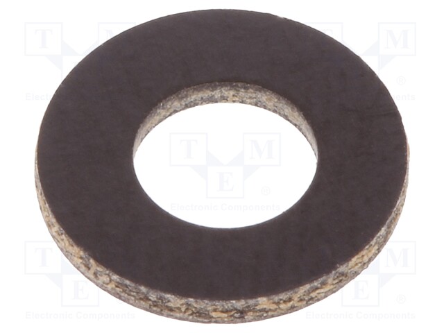 Washer; round; M4; D=9mm; h=0.8mm; pressboard; BN: 1077