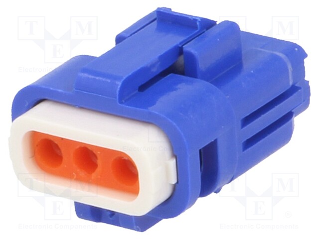 Connector: wire-wire/PCB; 565,E-Seal; plug; female; IP67; blue