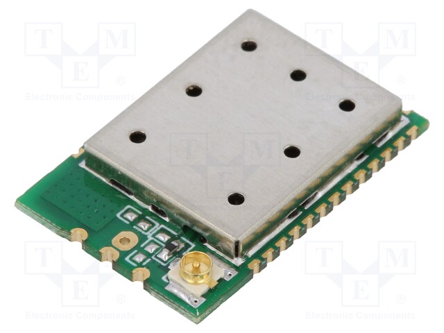 Module: RF; 915MHz; GPIO,I2C,I2S,JTAG,SSI x2,UART; -124dBm; 14dBm