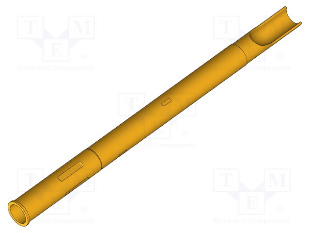 Test probe socket; Contact plating: gold-plated; KS-112; 30mm