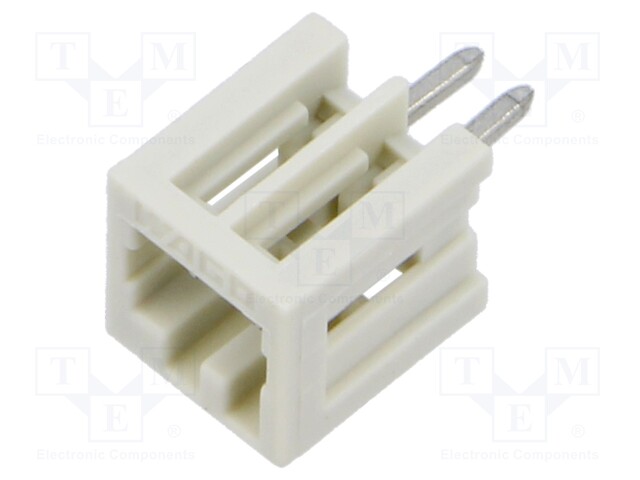 Terminal Block, Header, 2.5 mm, 2 Ways, 4 A, 150 V, Through Hole Vertical