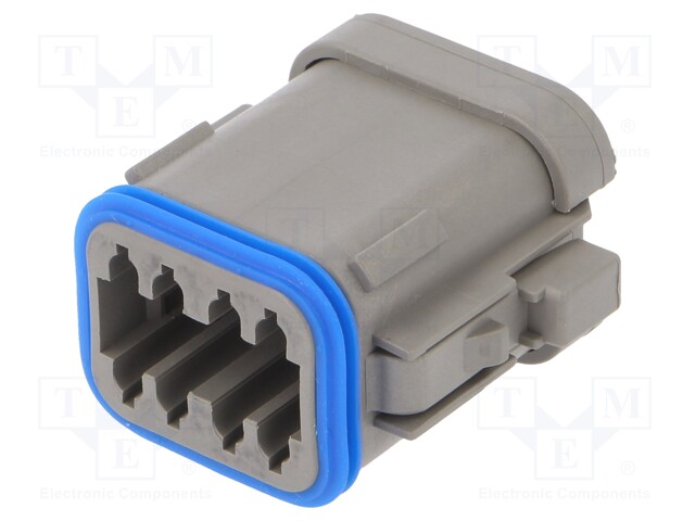 Connector: wire-wire; PX0; plug; female; PIN: 8; IP68; Locking: latch