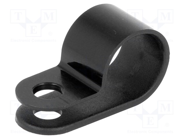 Fixing clamp; Cable P-clips; ØBundle : 11mm; W: 10mm; polyamide