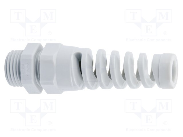 Cable gland; with strain relief,with long thread; PG9; IP68