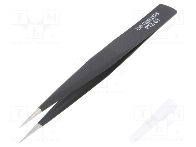 Tweezers; Blade tip shape: sharp; Tweezers len: 125mm; ESD