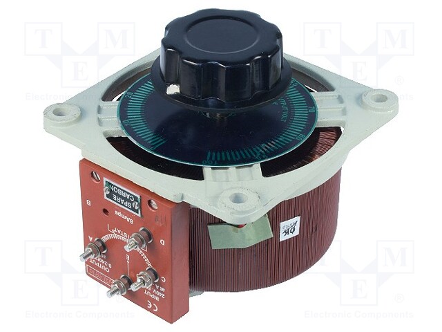 Variable autotransformer; 230VAC; Uout: 0÷260V; 6.5A; 8kg