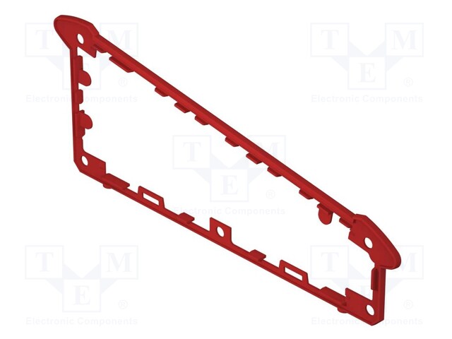 Gasket; Series: Alu-Topline; ATPH-IP 2385; red; 5pcs.