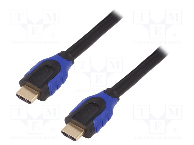 Cable; HDMI 2.0; HDMI plug,both sides; 15m