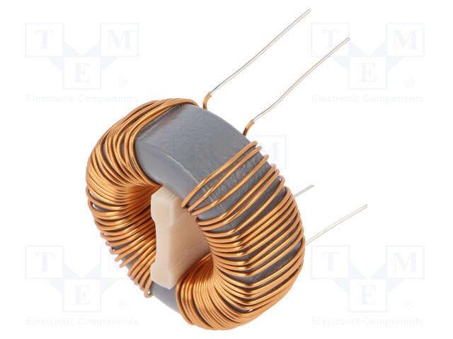 Inductor: wire; THT; 15mH; 5A; 54mΩ; 230VAC; 21x13mm; -20÷+50%; 10kHz