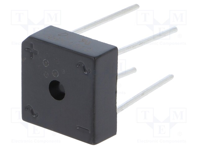 Single-phase bridge rectifier; Urmax: 1000V; If: 10A; Ifsm: 240A