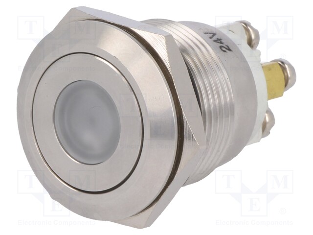 Switch: vandal resistant; Pos: 2; SPST-NO; 0.5A/220VAC; 2A/36VDC