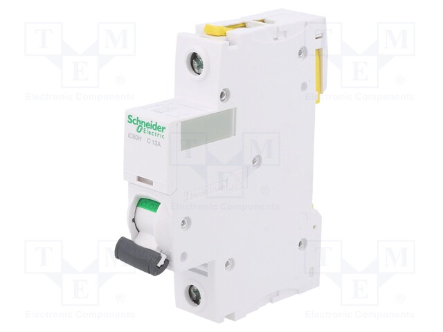 Circuit breaker; 230VAC; Inom: 13A; Poles: 1; DIN; Charact: C; 10kA