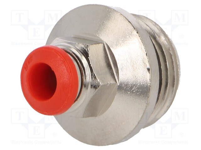 Push-in fitting; straight; 1/2"; -0.99÷20bar; 6mm