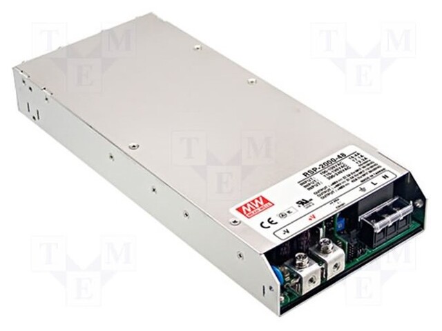 Power supply: switched-mode; modular; 1200W; 12VDC; 295x127x41mm