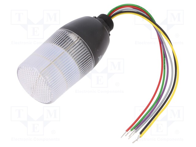 Signaller: signalling column; Usup: 24VDC; Usup: 24VAC; LED; IP65