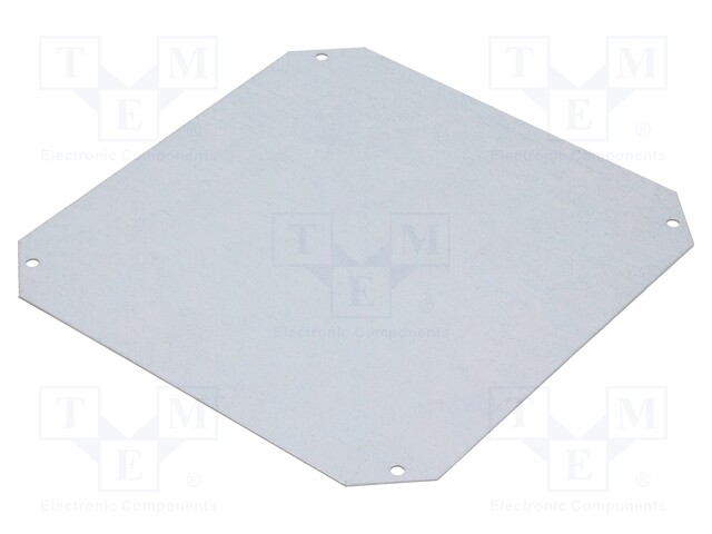 Mounting plate; zinc-plated steel