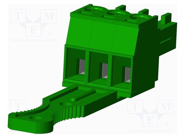 Connector: pluggable terminal block; plug; female; straight; 300V