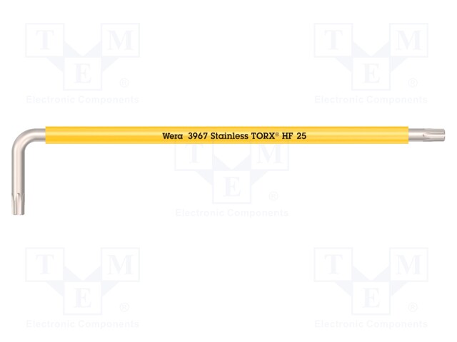 Wrench; Torx®; TX25; Overall len: 154mm; stainless steel