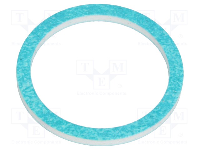 Gasket; composite; D: 1.5mm; Øint: 18.6mm; Øout: 22.5mm; PG11