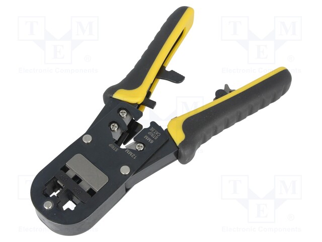 Tool: for RJ plug crimping