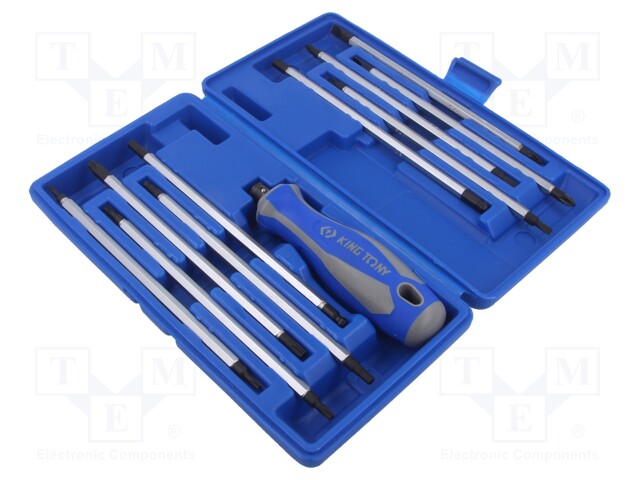 Kit: screwdrivers; Pcs: 11; hex key,Torx®