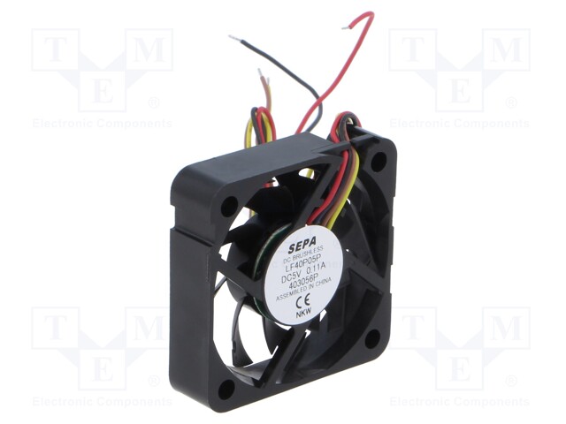 Fan: DC; axial; 5VDC; 40x40x10mm; 13.8m3/h; 28dBA; MagFix; 7500rpm