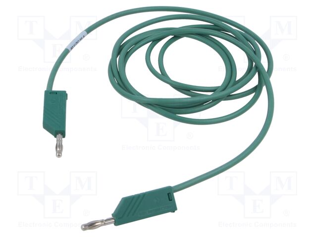 Test lead; 60VDC; 16A; 4mm banana plug-4mm banana plug; Len: 2m