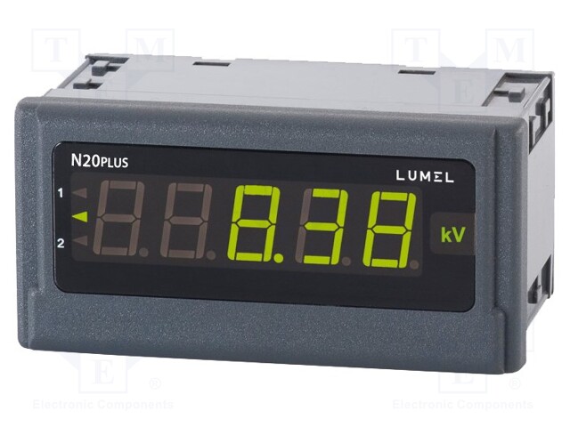 Ammeter; digital,mounting; 0A÷20mA; on panel; 5-digit LED; 250g