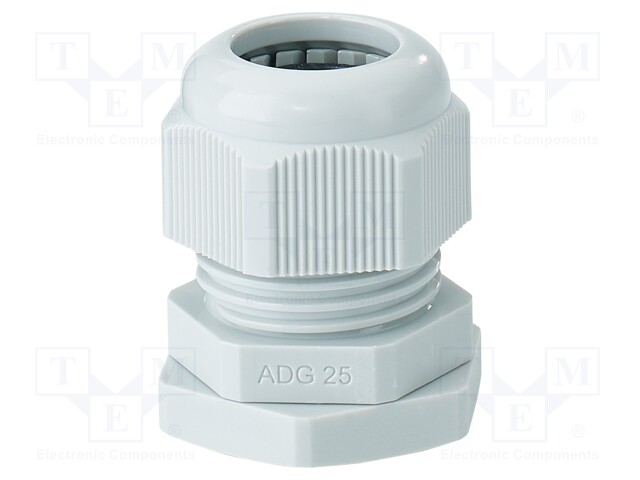 Cable gland; M25; 1.5; IP66; polyamide; light grey