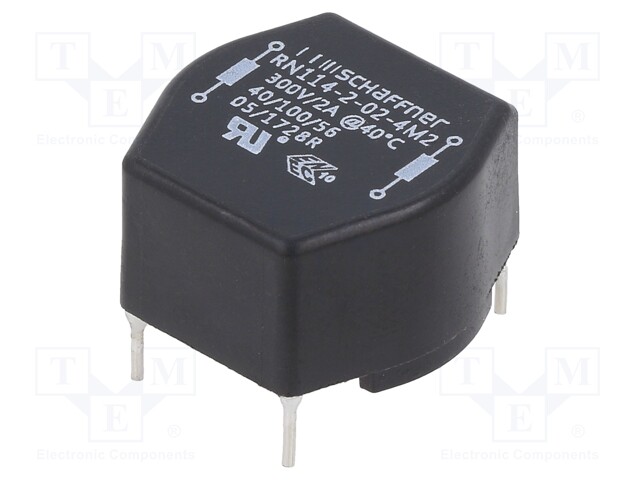 Inductor: wire with current compensation; THT; 4.2mH; 2A; 100mΩ