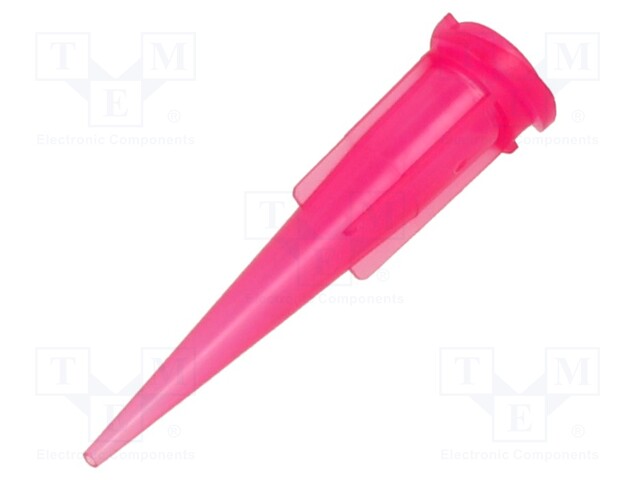 Dispensing Needle, Fluid, Taper Tip, Pink, for use with 900 System Dispensing Syringes