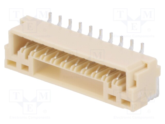 Socket; wire-board; male; GH; 1.25mm; PIN: 10; SMT; 50V; 1A