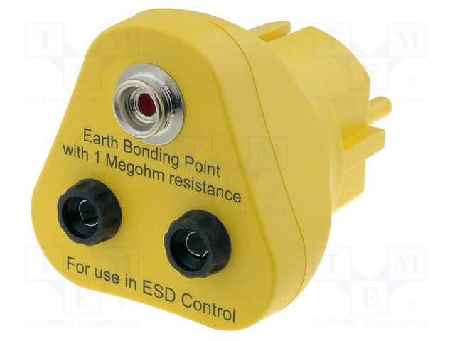 Earthing plug; ESD; 1MΩ