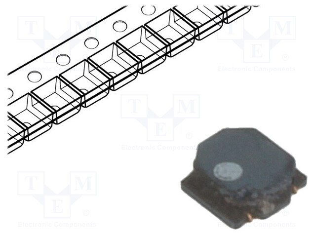 Inductor: wire; SMD; 10uH; 450mA; 0.69Ω; 2.4x2.4x1mm; ±20%