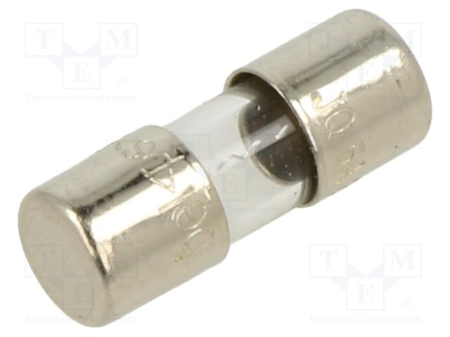 Fuse: fuse; quick blow; 5A; 350VAC; cylindrical,glass; 5x15mm; 2JQ