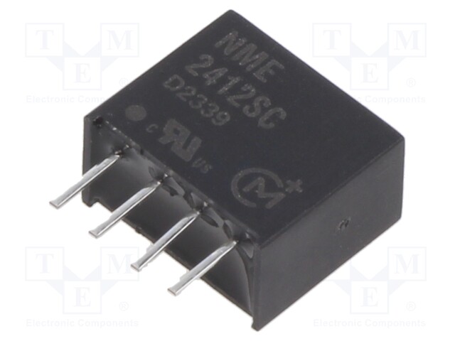 Converter: DC/DC; 1W; Uin: 21.6÷26.4V; Uout: 12VDC; Iout: 83mA; SIP