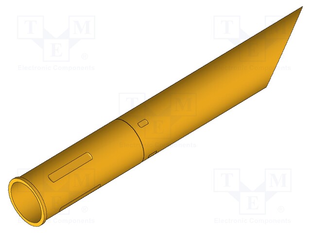 Test probe socket; Contact plating: gold-plated; KS-113; 23mm