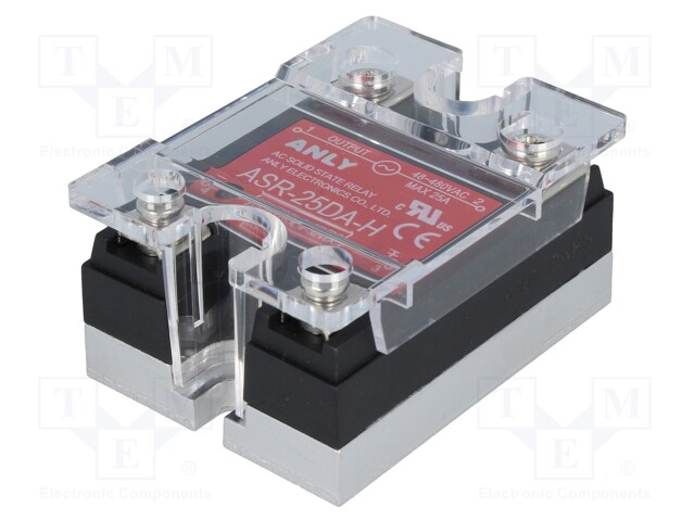 Relay: solid state; Ucntrl: 4÷32VDC; 25A; 48÷480VAC; Series: ASR