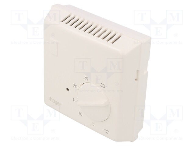 Sensor: thermostat; NO; 10A; Temp: 0÷50°C; wall mount