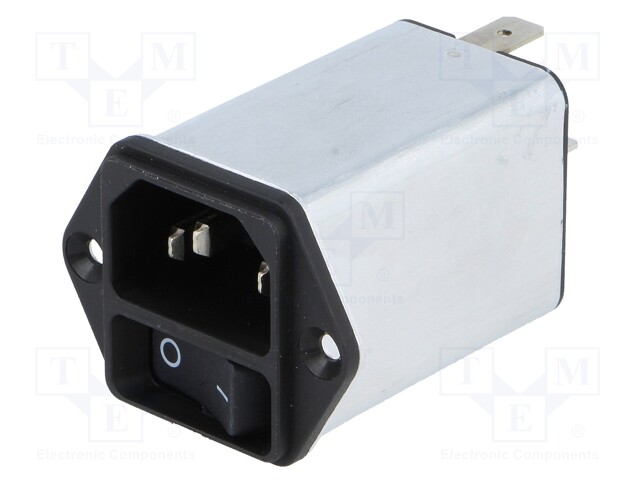 Connector: AC supply; socket; male; 2A; 250VAC; IEC 60320; -25÷85°C