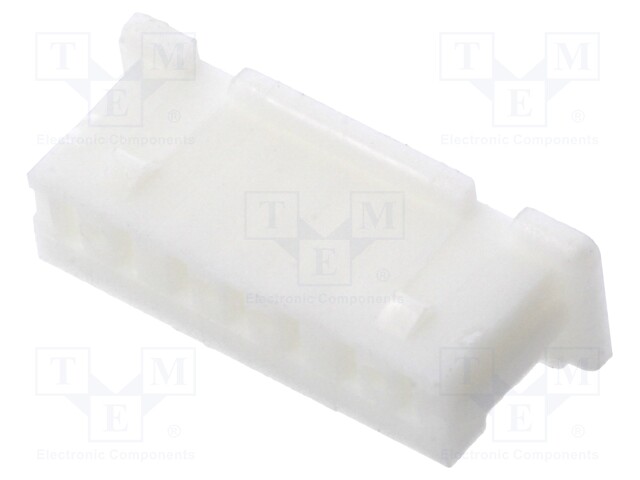 Plug; wire-board; female; 1.25mm; PIN: 7; w/o contacts; for cable