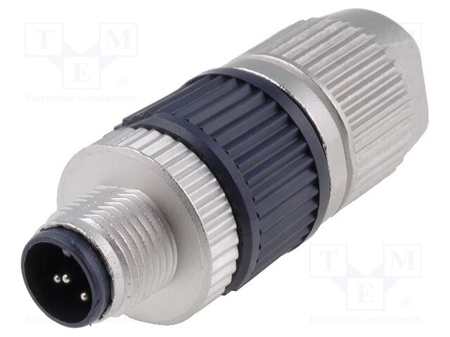 Plug; M12; PIN: 3; male; A code-DeviceNet / CANopen; for cable; IDC