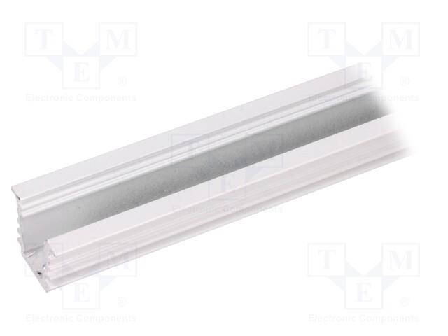 Profiles for LED modules; recessed; white; L: 2m; aluminium