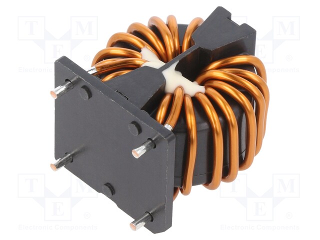 Inductor: wire with current compensation; THT; 2mH; 3.71mΩ; SCF