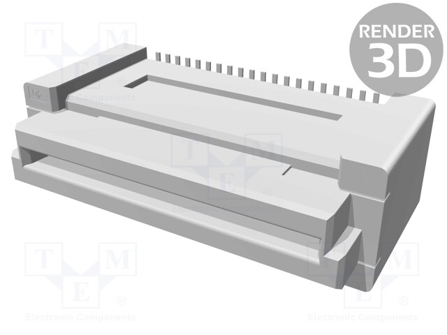 Connector: PCB to PCB; female; PIN: 40; 0.8mm; H: 13mm; Series: FH